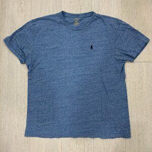 Ralph Lauren Blue Washed w/ Navy Pony T Shirt - Size M